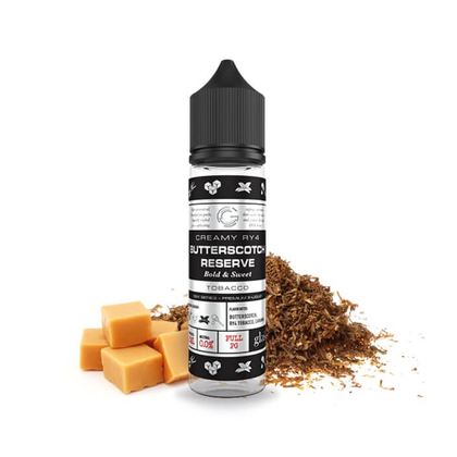 MIX & SHAKE - GLAS VAPOR 20/60ML BUTTERSCOTCH RESERVE (ΚΑΡΑΜΕΛΑ ΒΟΥΤΥΡΟΥ, ΜΑΥΡΗ ΖΑΧΑΡΗ, ΗΠΙΟΣ ΚΑΠΝΟΣ)