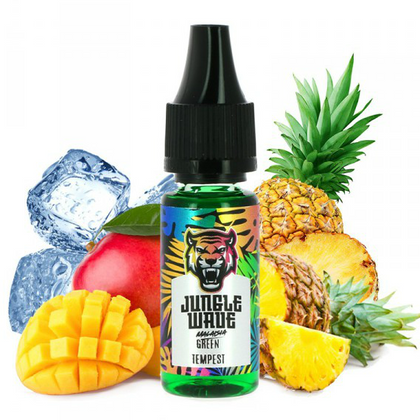 JUNGLE WAVE - 10ML GREEN TEMPEST (ΑΝΑΝΑΣ-ΜΑΝΓΚΟ-ΚΟΛΑΝΤΑ) ΣΥΜΠΥΚΝΩΜΕΝΟ ΑΡΩΜΑ