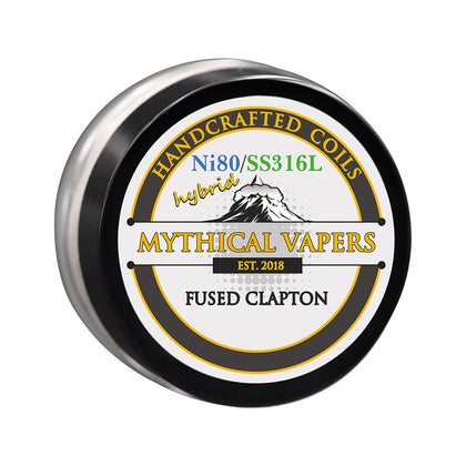 ΑΤΜΟΠΟΙΗΤΗΣ - 2x ΕΤΟΙΜΕΣ ΑΝΤΙΣΤΑΣΕΙΣ MYTHICAL VAPERS ( ΧΕΙΡΟΠΟΙΗΤΕΣ ) - FUSED CLAPTON Ni80/SS316