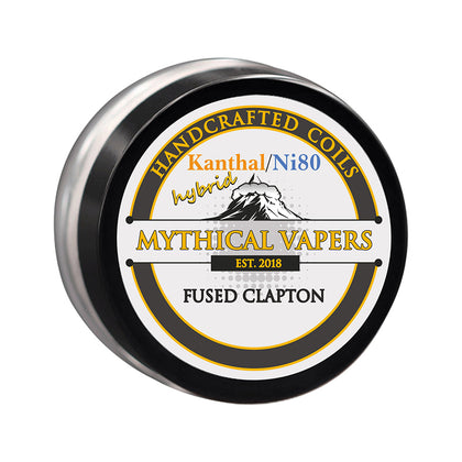 ΑΤΜΟΠΟΙΗΤΗΣ - 2x ΕΤΟΙΜΕΣ ΑΝΤΙΣΤΑΣΕΙΣ MYTHICAL VAPERS ( ΧΕΙΡΟΠΟΙΗΤΕΣ ) - FUSED CLAPTON KANTHAL A1/Ni80