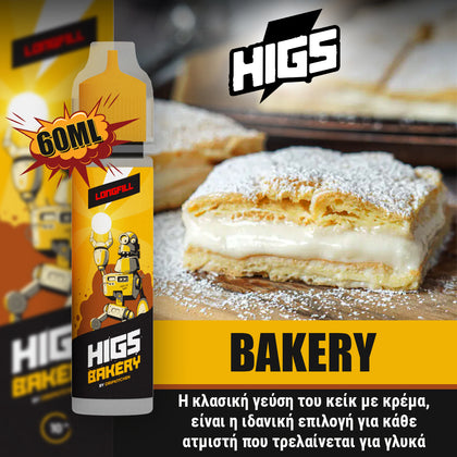 MIX & SHAKE - HIGS 10/60ML BAKERY (ΚΕΙΚ, ΚΡΕΜΑ)