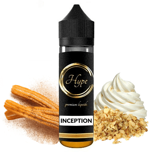 HYPE MIX-SHAKE-VAPE - 12/60ML - INCEPTION (ΤΣΟΥΡΟΣ-ΖΑΧΑΡΗ ΑΧΝΗ-ΚΑΝΕΛΑ-ΚΡΕΜΑ ΠΡΑΛΙΝΑ-ΞΗΡΟΙ ΚΑΡΠΟΙ)