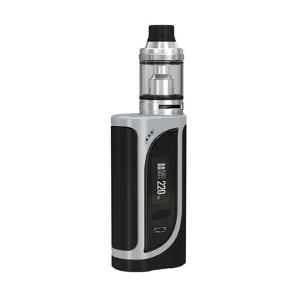 ΚΑΣΕΤΙΝΑ - ELEAF IKONN 220W 2x18650 + 4ML ELLO TANK ( SILVER & BLACK )