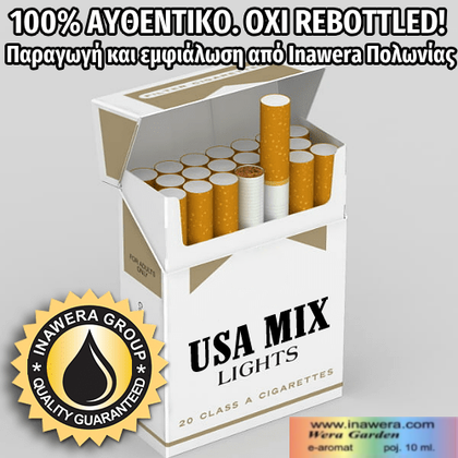 D.I.Y. - ΑΡΩΜΑ - 10ML - INAWERA - US LIGHT MIX (WERA GARDEN) - ΑΜΕΡΙΚΑΝΙΚA ΕΛΑΦΡIA ΚΑΠΝA