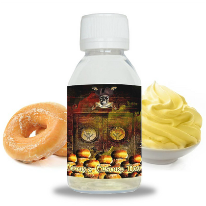 ISLE OF CUSTARD MIX-SHAKE-VAPE - 50/60ML - CAPTAIN'S CUSTARD DONUT (ΝΤΟΝΑΤ ΜΕ ΓΛΑΣΟ & ΚΡΕΜΑ)