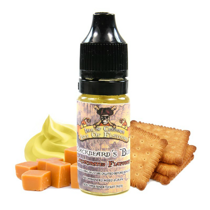 ISLE OF CUSTARD - 10ΜL BLACKBEARD'S BLOOD (ΚΡΕΜΑ ΒΑΝΙΛΙΑΣ-ΚΑΡΑΜΕΛΑ-ΜΠΙΣΚΟΤΟ) ΣΥΜΠΥΚΝΩΜΕΝΟ ΑΡΩΜΑ