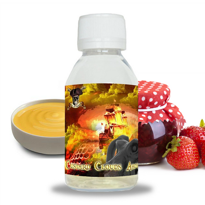 ISLE OF CUSTARD MIX-SHAKE-VAPE - 50/60ML - CLOUDS AHOY (ΜΑΡΜΕΛΑΔΑ ΦΡΑΟΥΛΑ-ΚΡΕΜΑ-ΒΑΝΙΛΙΑ)