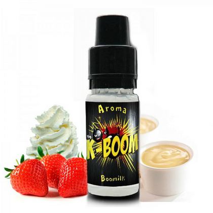 K-BOOM - 10ΜL BOOMILK (ΦΡΑΟΥΛΕΣ-ΓΑΛΑ-ΚΡΕΜΑ ΒΑΝΙΛΙΑ) ΣΥΜΠΥΚΝΩΜΕΝΟ ΑΡΩΜΑ