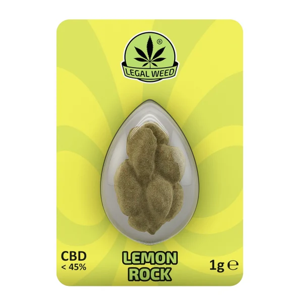 LEGAL WEED - LEMON ROCK 1γρ, 45% CBD / ΜΗ-ΨΥΧΟΤΡΟΠΙΚΗ ΦΑΡΜΑΚΕΥΤΙΚΗ ΚΑΝΝΑΒΗ