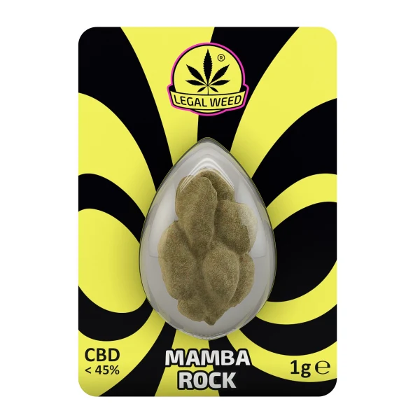 LEGAL WEED - MAMBA ROCK 1γρ, 45% CBD / ΜΗ-ΨΥΧΟΤΡΟΠΙΚΗ ΦΑΡΜΑΚΕΥΤΙΚΗ ΚΑΝΝΑΒΗ