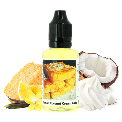CHEFS FLAVOURS UK - 30ML LEMON COCO CREAM (ΚΡΕΜΑ ΛΕΜΟΝΙ - ΚΑΡΥΔΑ) ΣΥΜΠΥΚΝΩΜΕΝΟ ΑΡΩΜΑ