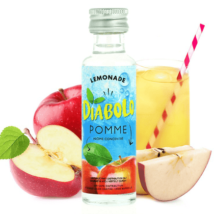 DIABOLO - 20ML POMME (ΛΕΜΟΝΑΔΑ-ΚΟΚΚΙΝΟ ΜΗΛΟ) ΣΥΜΠΥΚΝΩΜΕΝΟ ΑΡΩΜΑ