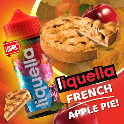 LIQUELLA MIX-SHAKE-VAPE - 50/80ML - FRENCH APPLE PIE (ΠΑΡΑΔΟΣΙΑΚΗ ΜΗΛΟΠΙΤΑ)