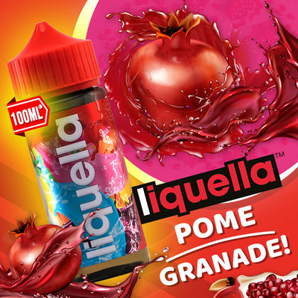 LIQUELLA MIX-SHAKE-VAPE - 50/80ML - POME GRANADE (ΡΟΔΙ)