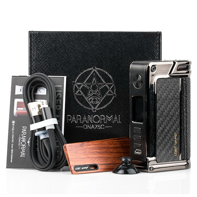 - LOST VAPE PARANORMAL DNA75C ( GUN METAL&CARBON RED ) FASTVAPE - LOST VAPE PARANORMAL DNA75C ( GUN METAL&CARBON RED ) FASTVAPE