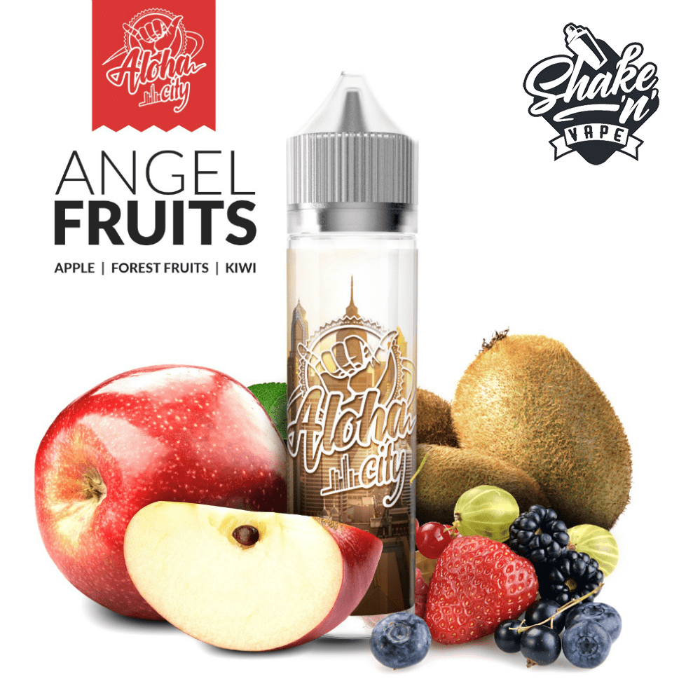 ALOHA CITY MIX-SHAKE-VAPE - 40/60ML - ANGEL FRUITS (ΚΟΚΚΙΝΟ ΜΗΛΟ, ΑΝΑΜΕΙΚΤΑ ΜΟΥΡΑ, ΑΚΤΙΝΙΔΙΟ)