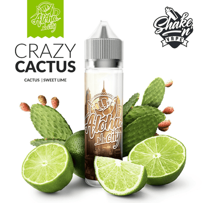 ALOHA CITY MIX-SHAKE-VAPE - 40/60ML - CRAZY CACTUS (ΚΑΚΤΟΣ & ΓΛΥΚΟ ΛΑΙΜ)