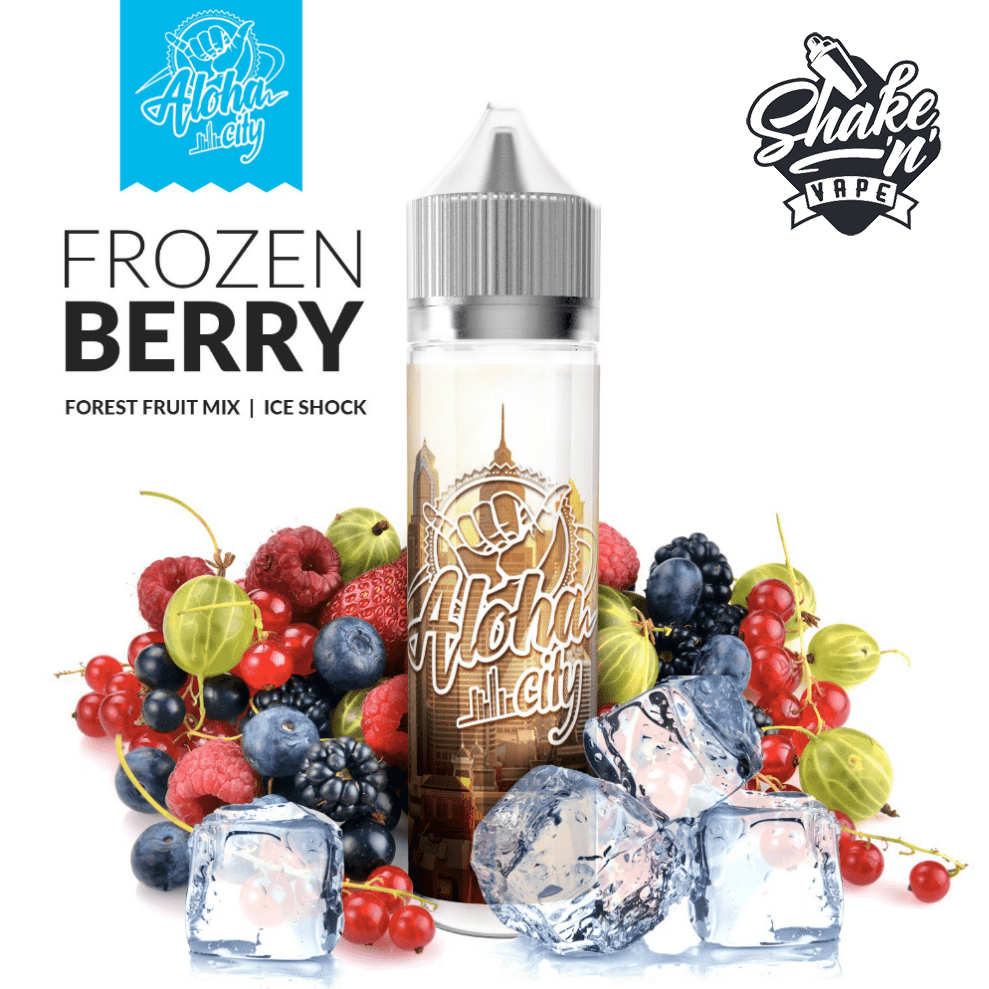 ALOHA CITY MIX-SHAKE-VAPE - 40/60ML - FROZEN BERRY (ΑΝΑΜΙΚΤΑ ΜΟΥΡΑ & ΠΑΓΩΜΕΝΗ ΚΟΛΑΝΤΑ)