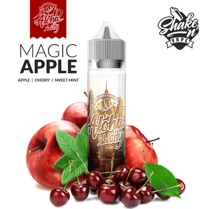 ALOHA CITY MIX-SHAKE-VAPE - 40/60ML - MAGIC APPLE (ΚΟΚΚΙΝΟ ΜΗΛΟ-ΓΛΥΚΙΑ ΜΕΝΤΑ-ΚΕΡΑΣΙ)