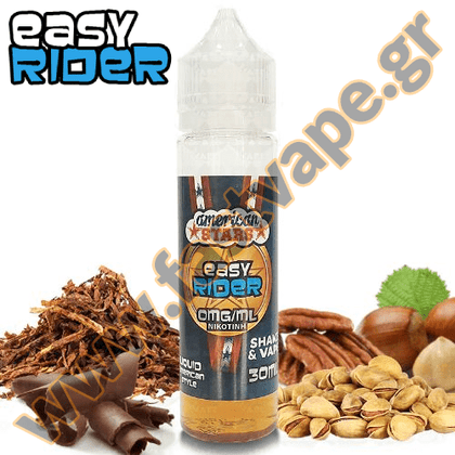 AMERICAN STARS - MIX-SHAKE-VAPE - 30/60ML - EASY RIDER (ΔΥΝΑΤΟ ΚΑΠΝΙΚΟ ΜΙΓΜΑ)