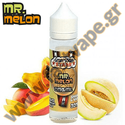 AMERICAN STARS - MIX-SHAKE-VAPE - 30/60ML - MR. MELON (ΠΕΠΟΝΙ-ΜΑΝΓΚΟ-ΠΑΠΑΓΙΑ)