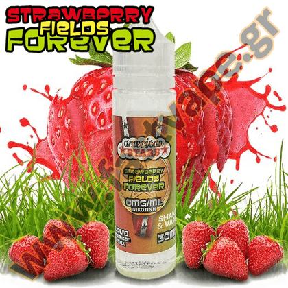 AMERICAN STARS - MIX-SHAKE-VAPE - 30/60ML - STRAWBERRY FIELDS FOREVER (ΦΡΕΣΚΙΕΣ ΦΡΑΟΥΛΕΣ)