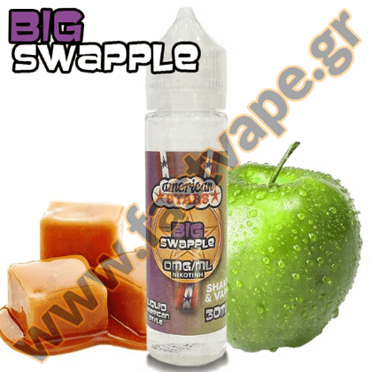 AMERICAN STARS - MIX-SHAKE-VAPE - 30/60ML - BIG SWAPPLE (ΓΛΥΚΟΞΙΝΕΣ ΚΑΡΑΜΕΛΕΣ ΜΗΛΟΥ)