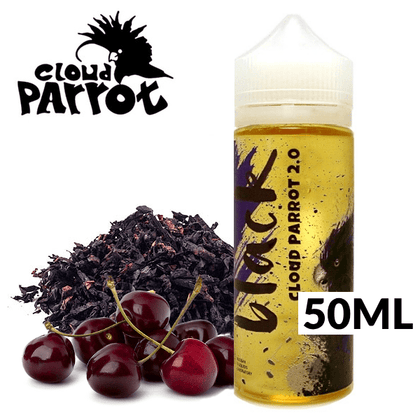 CLOUD PARROT 2.0 MIX-SHAKE-VAPE - 50/60ML - BLACK (ΚΕΡΑΣΙ & ΣΚΟΥΡΟΣ ΚΑΠΝΟΣ)