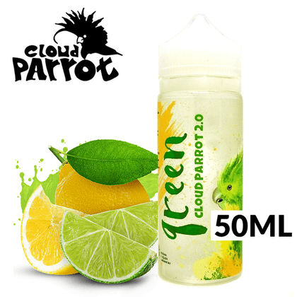 CLOUD PARROT 2.0 MIX-SHAKE-VAPE - 50/60ML - GREEN (ΛΕΜΟΝΙ & ΛΑΙΜ)