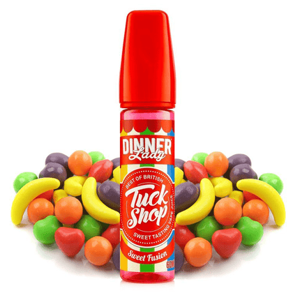 DINNER LADY TUCK SHOP MIX-SHAKE-VAPE - 20/60ML - SWEET FUSION (ΑΝΑΜΕΙΚΤΑ ΦΡΟΥΤΕΝΙΑ ΖΑΧΑΡΩΤΑ)