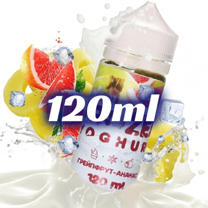 FROZEN YOGHURT MIX-SHAKE-VAPE - 100/120ML - GRAPEFRUIT PINEAPPLE (ΕΠΙΔΟΡΠΙΟ ΓΙΑΟΥΡΤΙΟΥ ΜΕ ΓΚΡΕΙΠΦΡΟΥΤ & ΑΝΑΝΑΣ)