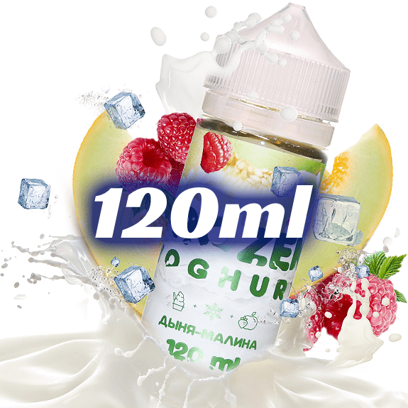 FROZEN YOGHURT MIX-SHAKE-VAPE - 100/120ML - MELON RASPBERRY (ΕΠΙΔΟΡΠΙΟ ΓΙΑΟΥΡΤΙΟΥ ΜΕ ΠΕΠΟΝΙ & ΣΜΕΟΥΡΑ)