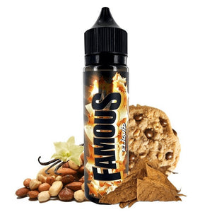MIX & SHAKE - ELIQUID FRANCE 10/60ML - FAMOUS (ΞΑΝΘΟΣ ΚΑΠΝΟΣ, ΞΗΡΟΙ ΚΑΡΠΟΙ, ΜΠΙΣΚΟΤΟ & ΒΑΝΙΛΙΑ)