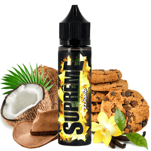 MIX & SHAKE - ELIQUID FRANCE 10/60ML - SUPREME (ΞΑΝΘΟΣ ΚΑΠΝΟΣ, ΚΑΡΥΔΑ, ΜΠΙΣΚΟΤΟ & ΒΑΝΙΛΙΑ)