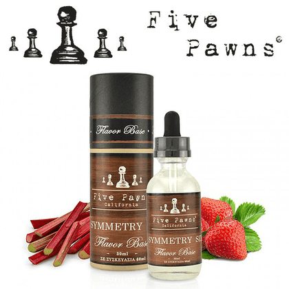 FIVE PAWNS MIX-SHAKE-VAPE - 30/60ML - SYMMETRY SIX (ΡΑΒΕΝΤΙ-ΦΡΑΟΥΛΑ-ΒΑΝΙΛΙΑ-ΚΛΑΣΙΚΟ ΚΡΑΚΕΡ GRAHAM)