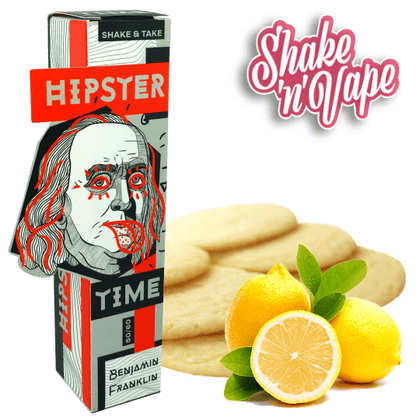 HIPSTER TIME MIX-SHAKE-VAPE - 50/60ML - BENJAMIN FRANKLIN (ΜΠΙΣΚΟΤΟ ΛΕΜΟΝΙ)