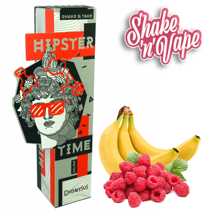 HIPSTER TIME MIX-SHAKE-VAPE - 50/60ML - DIONYSUS (ΜΠΑΝΑΝΑ & ΣΜΕΟΥΡΟ)