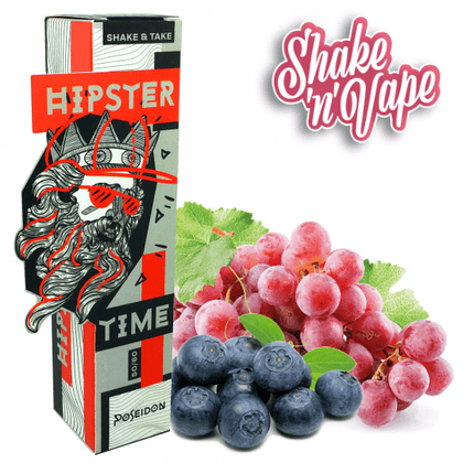 HIPSTER TIME MIX-SHAKE-VAPE - 50/60ML - POSEIDON (ΜΥΡΤΙΛΟ & ΣΤΑΦΥΛΙ)