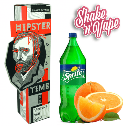 HIPSTER TIME MIX-SHAKE-VAPE - 50/60ML - VINCENT VAN GOGH (SPRITE & ΠΟΡΤΟΚΑΛΙ)