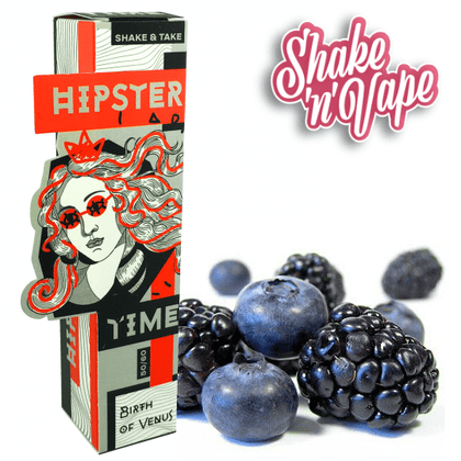 HIPSTER TIME MIX-SHAKE-VAPE - 50/60ML - BIRTH OF VENUS (ΜΥΡΤΙΛΟ & ΒΑΤΟΜΟΥΡΟ)