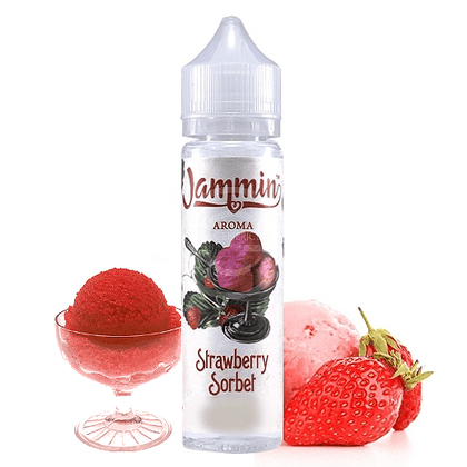 JAMMIN MIX-SHAKE-VAPE - 20/60ML - STRAWBERRY JAM SORBET (ΜΑΡΜΕΛΑΔΑ ΦΡΑΟΥΛΑ & ΣΟΡΜΠΕ ΦΡΑΟΥΛΑ)