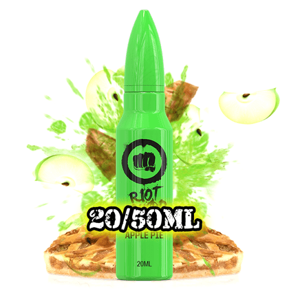 RIOT SQUAD MIX-SHAKE-VAPE - 20/50ML - SMASHED APPLE PIE (ΤΡΑΓΑΝΗ ΤΑΡΤΑ ΒΟΥΤΥΡΟΥ-ΠΡΑΣΙΝΟ ΜΗΛΟ-ΡΑΒΕΝΤΙ)