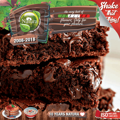 MIX & SHAKE - NATURA SPECIAL 60/100ML - CHOCOLATE BROWNIES (ΚΟΛΑΣΜΕΝΑ ΖΟΥΜΕΡΟ ΣΟΚΟΛΑΤΕΝΙΟ ΜΠΡΑΟΥΝΙ)