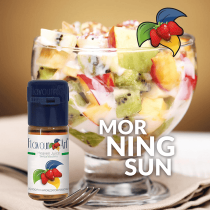 ELIQUID - 10ML - FLAVOURART ITALY - MORNING SUN ( ΓΑΛΑ & ΦΡΕΣΚΑ ΦΡΟΥΤΑ ) 18mg