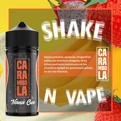 FLAVOURIST MIX-SHAKE-VAPE - 36/120ML - CARAMBOLA NANA CUE (BANANA CREAM, STRAWBERRY, DRAGON FRUIT, SECRET INGREDIENTS)