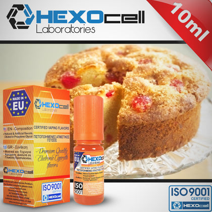 D.I.Y. - ΑΡΩΜΑ - HEXOCELL 10ML - NANNA'S CAKE (ΙΤΑΛΙΚΟ ΚΕΙΚ ΜΕ ΚΡΕΜΑ ΚΑΣΤΑΡΝΤ) - 5.5%