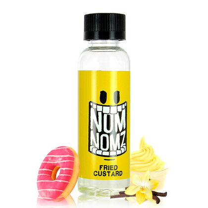 NOM NOMZ MIX-SHAKE-VAPE - 50/60ML - FRIED CUSTARD (ΝΤΟΝΑΤ ΜΕ ΚΡΕΜΑ ΒΑΝΙΛΙΑ)