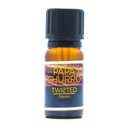TWISTED VAPING - 10ML PAPA CHURRO (ΛΟΥΚΟΥΜΑΔΕΣ ΤΣΟΥΡΟΣ) ΣΥΜΠΥΚΝΩΜΕΝΟ ΑΡΩΜΑ