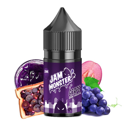 JAM MONSTER - 30ML GRAPE (ΜΑΡΜΕΛΑΔΑ ΣΤΑΦΥΛΙ, ΒΟΥΤΥΡΟ, ΦΡΥΓΑΝΙΣΜΕΝΟ ΨΩΜΙ) ΣΥΜΠΥΚΝΩΜΕΝΟ ΑΡΩΜΑ
