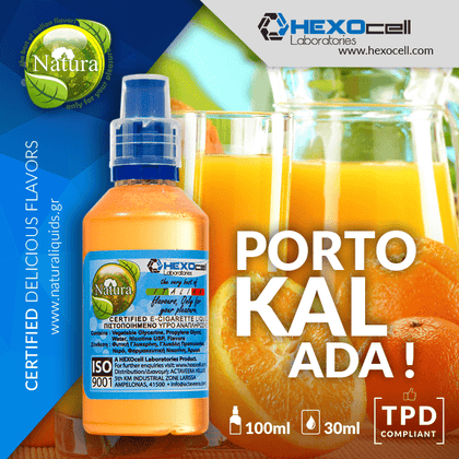 MIX & SHAKE - NATURA 30/60ML - PORTO KALADA! (ΠΟΡΤΟΚΑΛΑΔΑ)